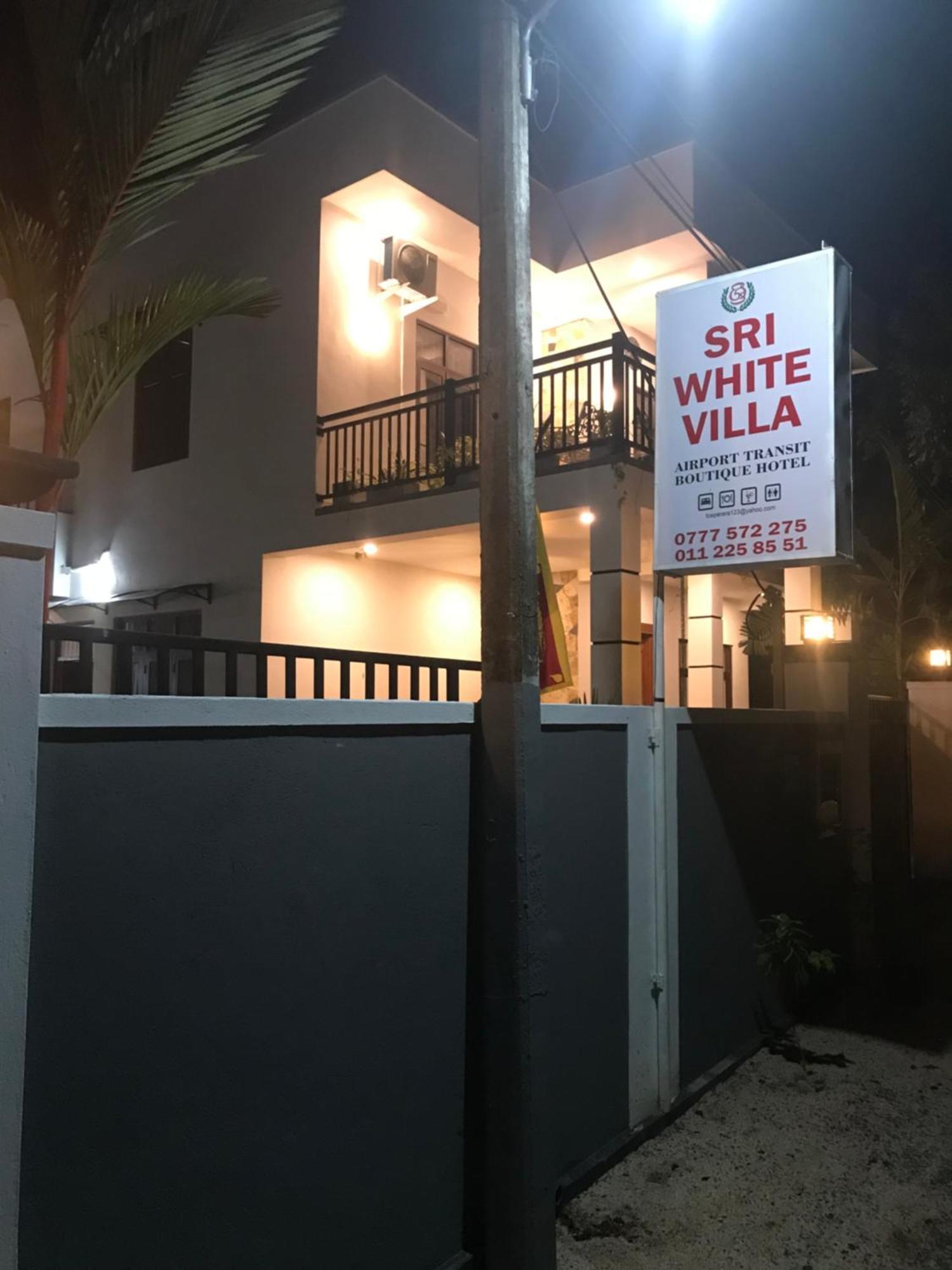 Sri White Villa Airport Boutique Hotel Katunayaka Eksteriør billede